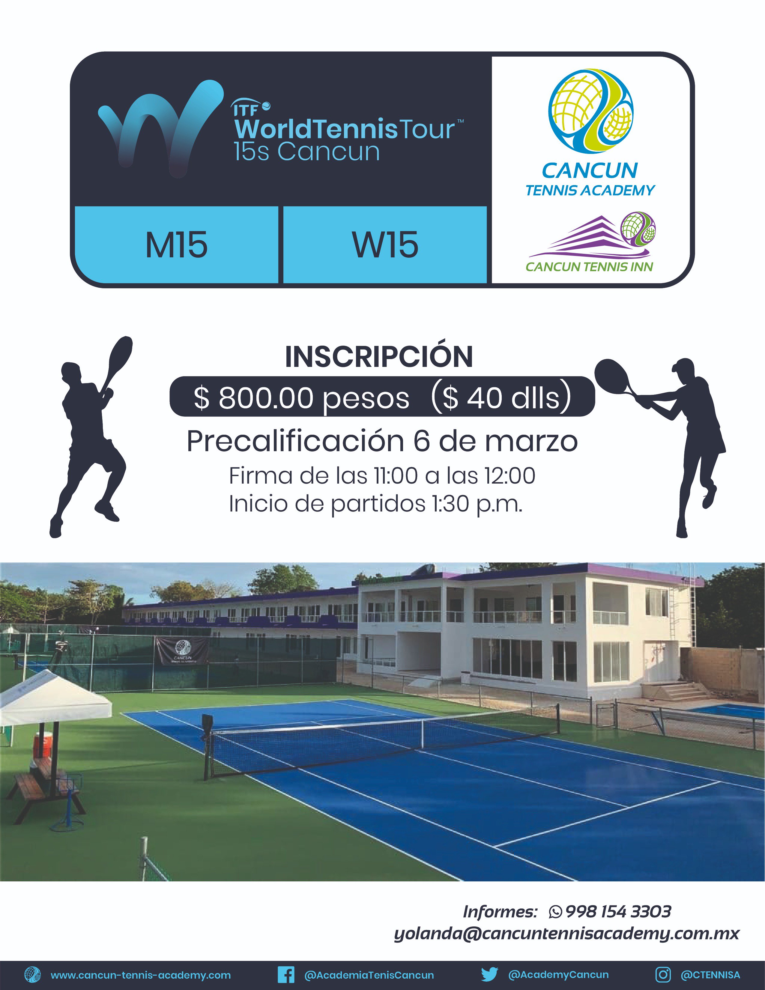 Cancun Tennis Academy (AcademyCancun) / Twitter