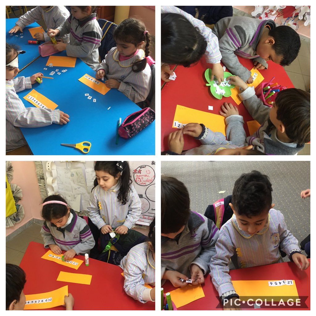 HneinehLorin's tweet image. During Math time our KG3 B learners ordered numbers from 1 till 10 with excitement and fun #learningMath #centers @DawhaHighSchool @FThaalby @JbailiFarah