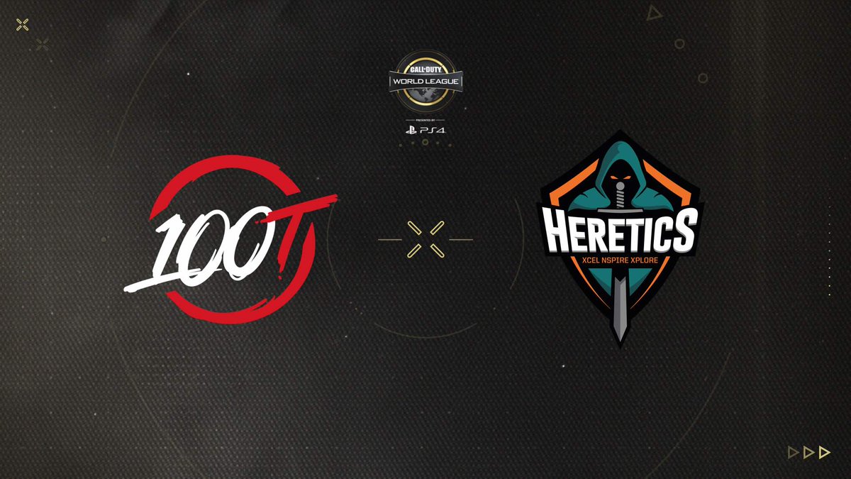 MLG's tweet photo. We've seen one upset. Will we see another? @100Thieves takes on the undefeated @TeamHeretics right now! #VamosHeretics #100T #CWLPS4

📺: https://t.co/PsQ2lXN2pl https://t.co/DXjJjCS6ay
