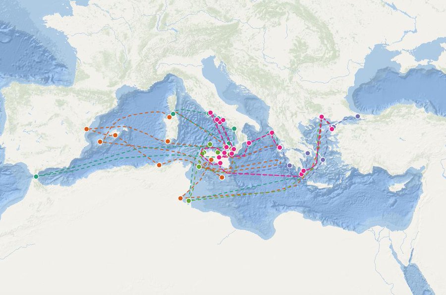 Cartographie numérique: Le voyage d'Ulysse. Comment cartographier un mythe ?