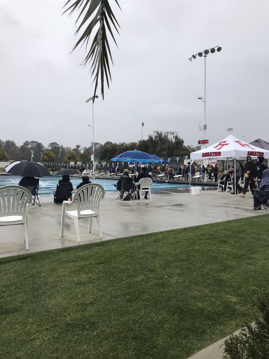 Perfect day for a swim meet! #FTHS #GoDragons #swim #VCAquaticscenter <a href="/coachchango/">Coach U</a>