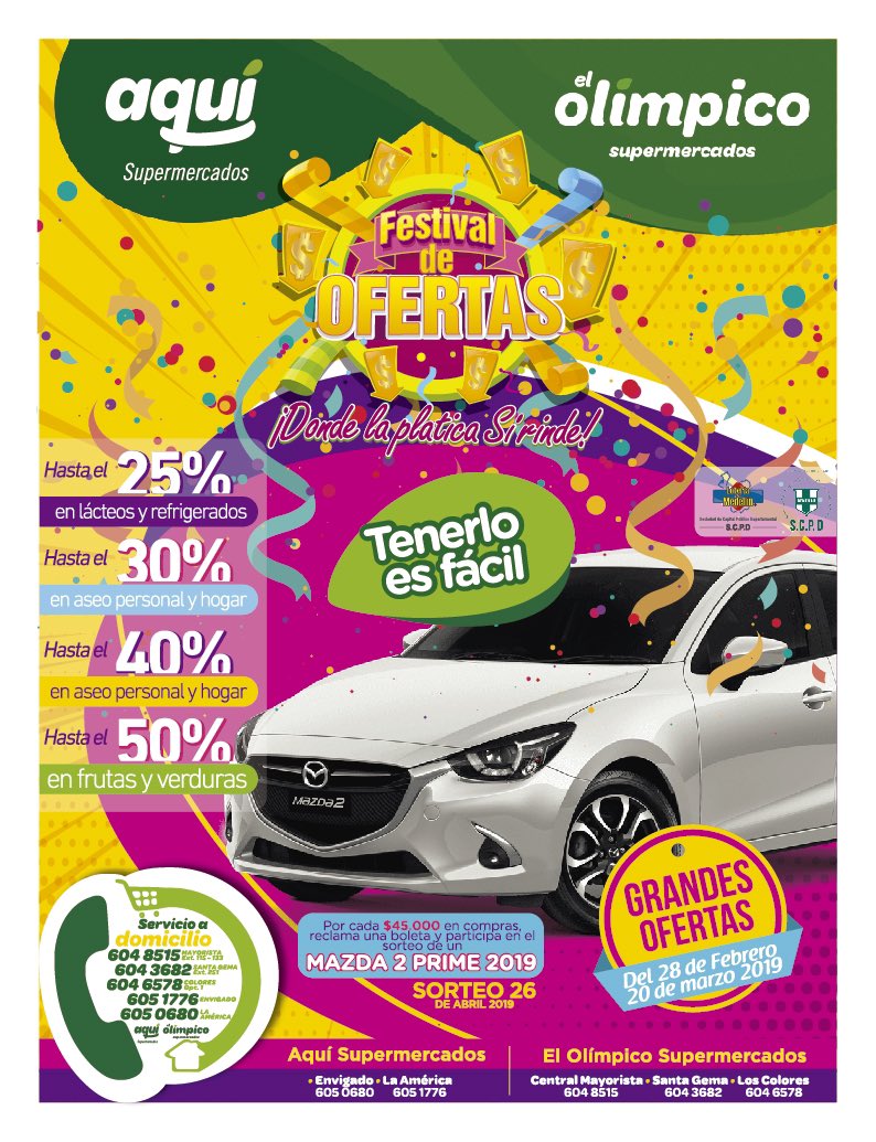 Aquisuper's tweet photo. ¡Mañana es el gran día! Los esperamos para qué disfruten de las mejores ofertas. https://t.co/Vch9ZUaQBr