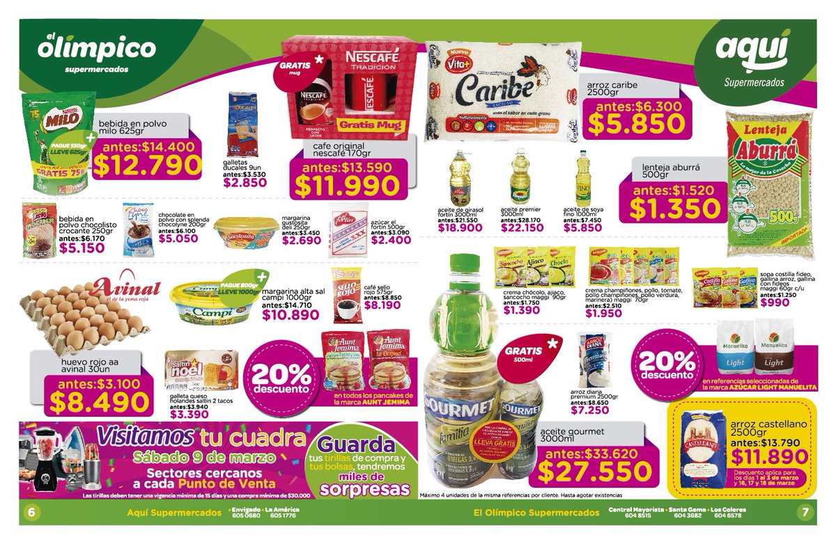 Aquisuper's tweet photo. ¡Mañana es el gran día! Los esperamos para qué disfruten de las mejores ofertas. https://t.co/Vch9ZUaQBr