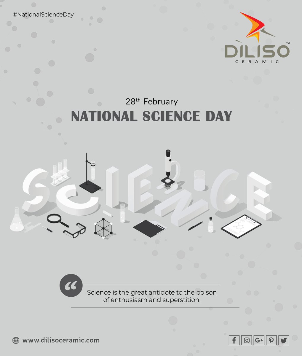 DilisoCeramic's tweet photo. Science is the great antidote to the poison of enthusiasm and superstition. 
National Science Day

#nationalScienceDay #ScienceDay2019 #28thfebruary #morbi #Exporter #walldecor #TilesOfIndia #Digitalwalltiles #manufacturer #homedecor #Architecture 

https://t.co/ka6pgLLWC4 https://t.co/d0L2UbbOdi