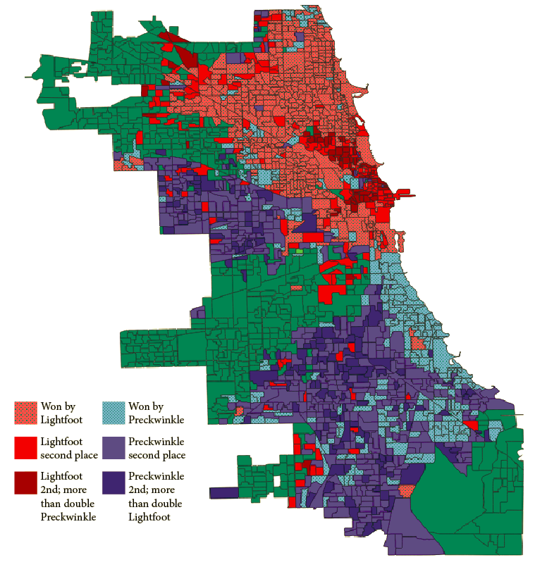 WillGuzzardi's tweet photo. OK here's why I did all this nonsense: to make fun maps!

Check this one out — where both candidates won, and where they came in second. 
 
https://t.co/g8ZejZWwum https://t.co/yxCURrArpX