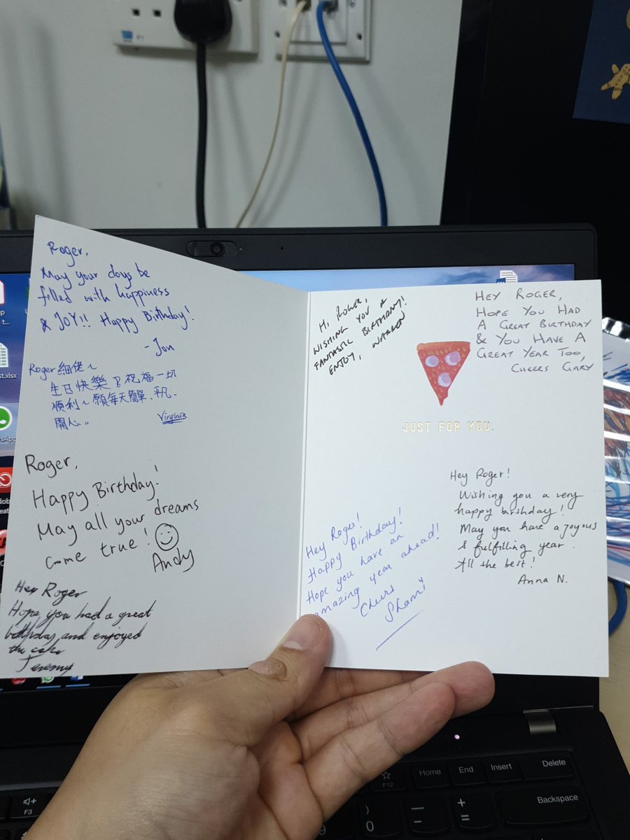 Rogerlkz's tweet photo. Much appreciation to the warm gestures and effort to celebrate my birthday by the CAS and CAS360 Team! This definitely made my day :) @BGLdot 
#CultureMatters 
#FeelGoodFeb https://t.co/1IPt3yuYvR
