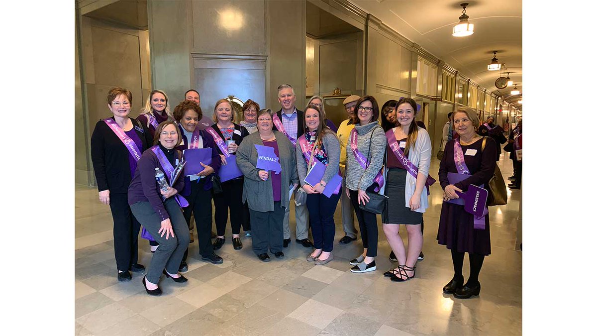 Visited with this wonderful group of people working for those afflicted with Alzheimer’s. Thank you for coming to see me! <a href="/ALZGreaterMo/">Alzheimer's Association Greater Missouri Chapter</a>