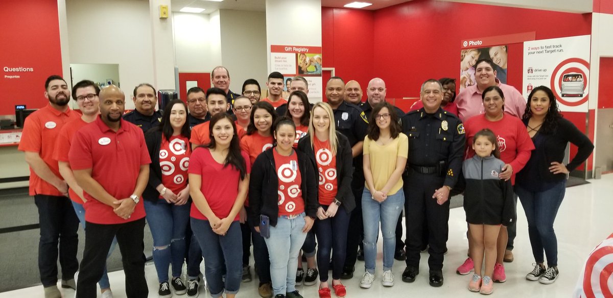Great Event at T-1523 in Balcones Heights!!! Huge thank you to Balcones Heights Police Department and Leon Valley Police Department for all your help and support!!! #Target #D327 #G392 #Partnerships #Community