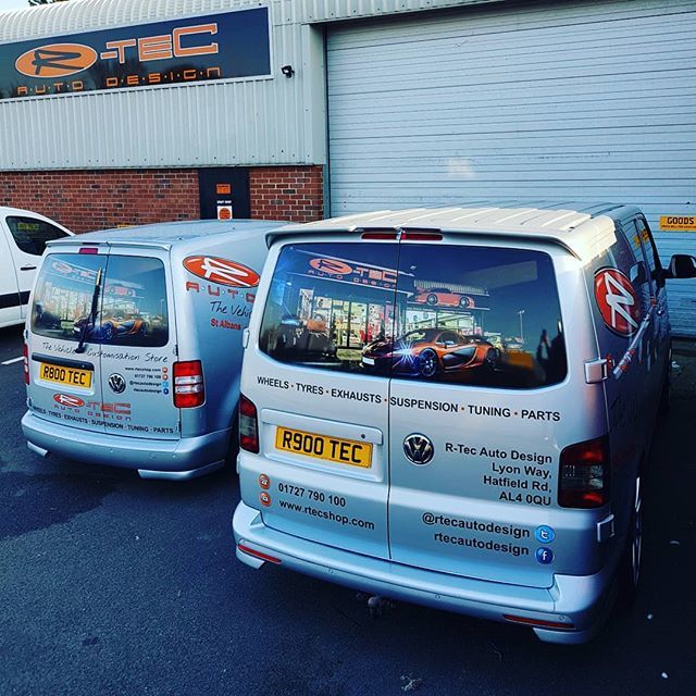 digitalflare's tweet image. Matching van wraps we designed for the #RTecAutoDesign company vehicles. #GraphicDesigners #VinylWrap #SignWriting #VinylGraphics ift.tt/2H7t6Lg