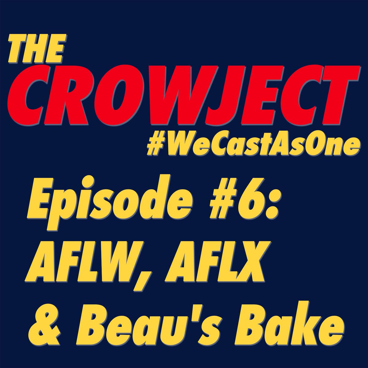 Crowject's tweet photo. Episode 6️⃣ of The Crowject is available right now!
▶️ AFLW
▶️ AFLX
▶️ U23 trial game
▶️ Player Spotlight
▶️ Cream's puppy gets named!
▶️ Beau's Bake!🔥
▶️ An annoyingly accurate Creamy's Calls
iTunes: https://t.co/5Qx2xulcE8
Spotify: https://t.co/khMkIF5uTY
#WeCastAsOne
#Crowject https://t.co/8TWuZqUABq
