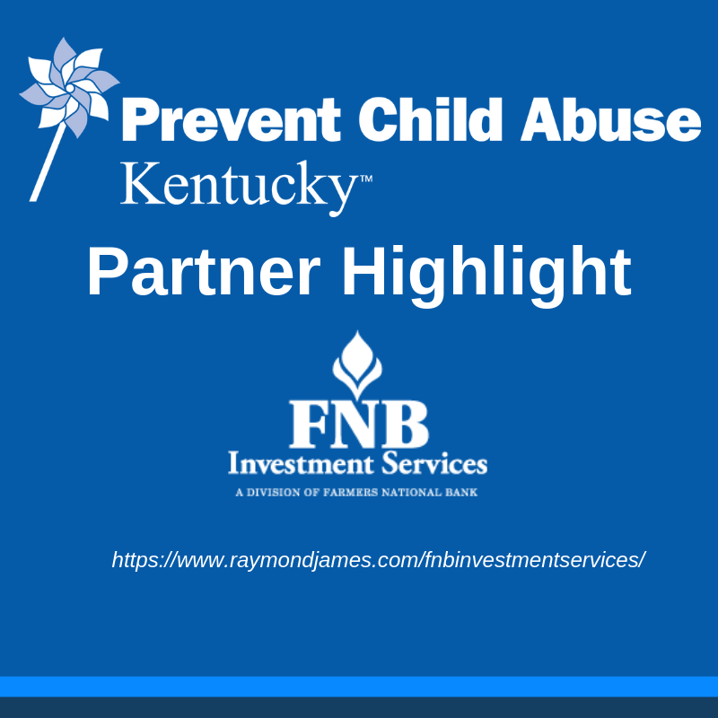 PCAKY's tweet photo. Aside from providing svcs to our staff, FNB Investment Services has been a #PCAKPartner for few yrs, involved in implementing #CAPMonth events during April! Window displays, pinwheels, wear blue day, & partnering w/ Danville #PCAKPartners for events-Thx @JeffJoiner & @AmyNewell7! https://t.co/gh6F3E4lYP