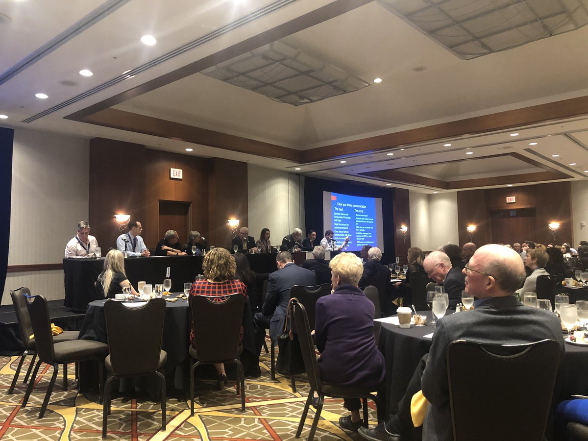 ATRI_USC's tweet photo. “Communication is key!” Panel on sponsors and sites #gapnet2019 #alzheimersresearch https://t.co/3k5oiTvehs