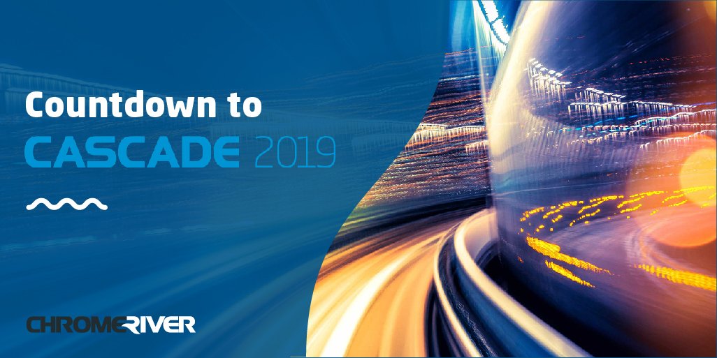 Join us in September for our CASCADE conference to discover the benefits of keeping your business fluid with Chrome River. Register here to take advantage of early-bird pricing until May 31! chr.om/cascade2019