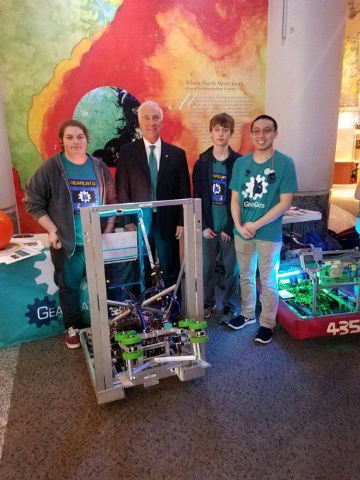 mhsFIRST's tweet photo. Thank you Senator @JohnAlexanderNC
for visiting our booth at #FIRSTNCAC we appreciate your support! https://t.co/hiGVUVNVV3