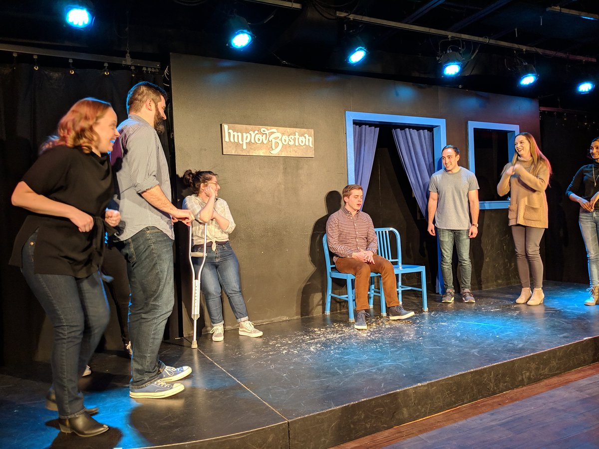 haroldnight's tweet image. President Truman needed a cheer up brigade to not feel bad about the whole A-bomb thing. Everyone handles grief differently. 

Babylon @improvboston #HaroldNight