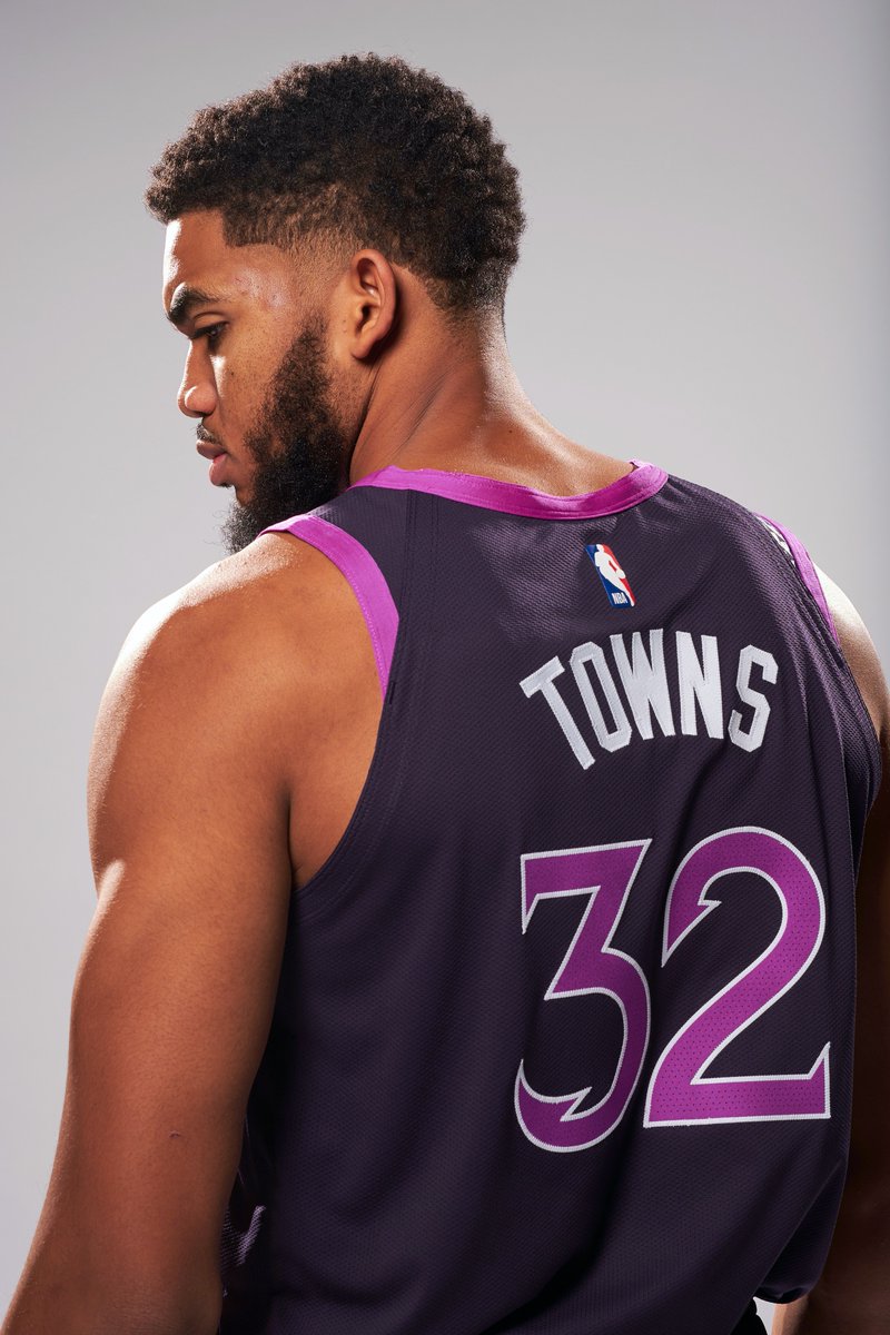 karl anthony towns purple jersey