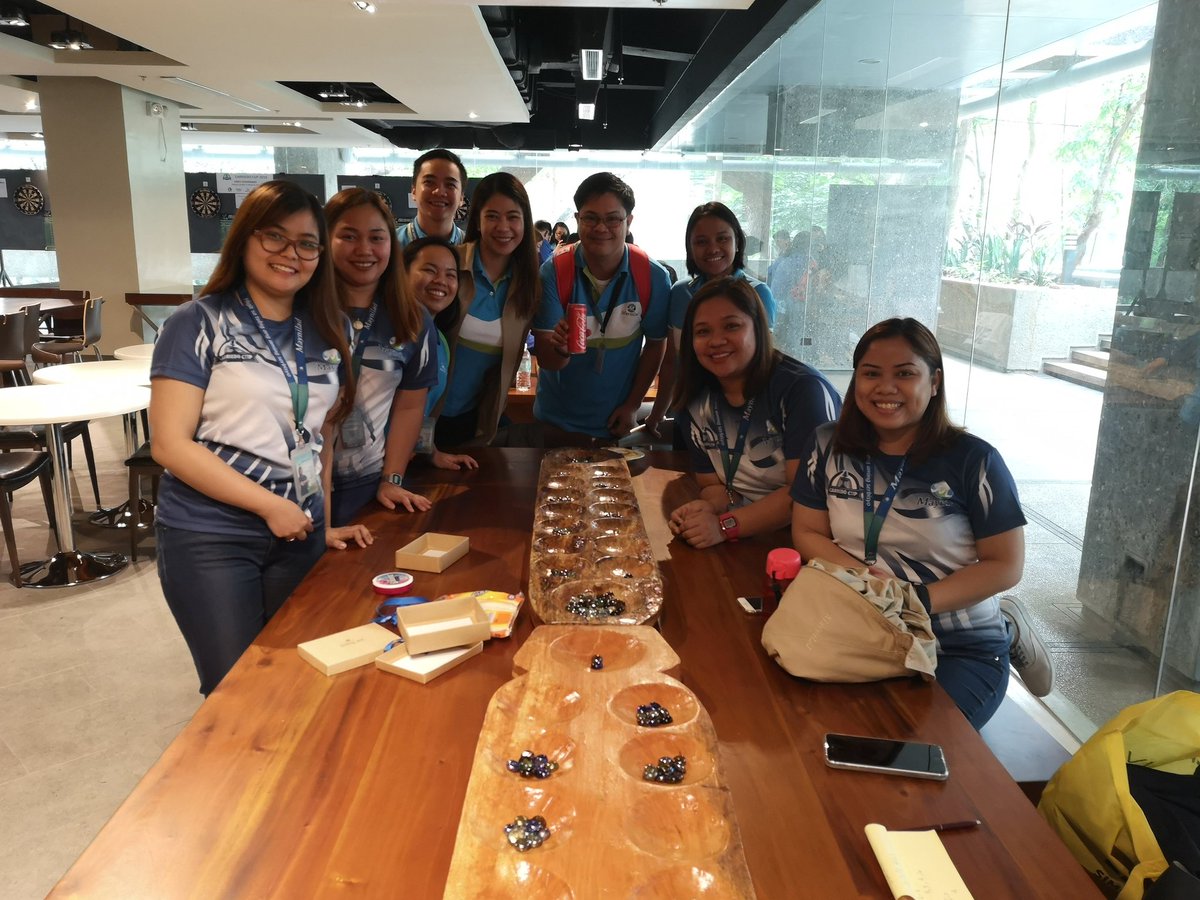WaterDragonsMVP's tweet photo. ATM: Maynilad Sungka Team is preparing for the series of games today. Goodluck Team Maynilad
#LabanMaynilad
#CarriedoCup2019 https://t.co/DiHOYaLM4P