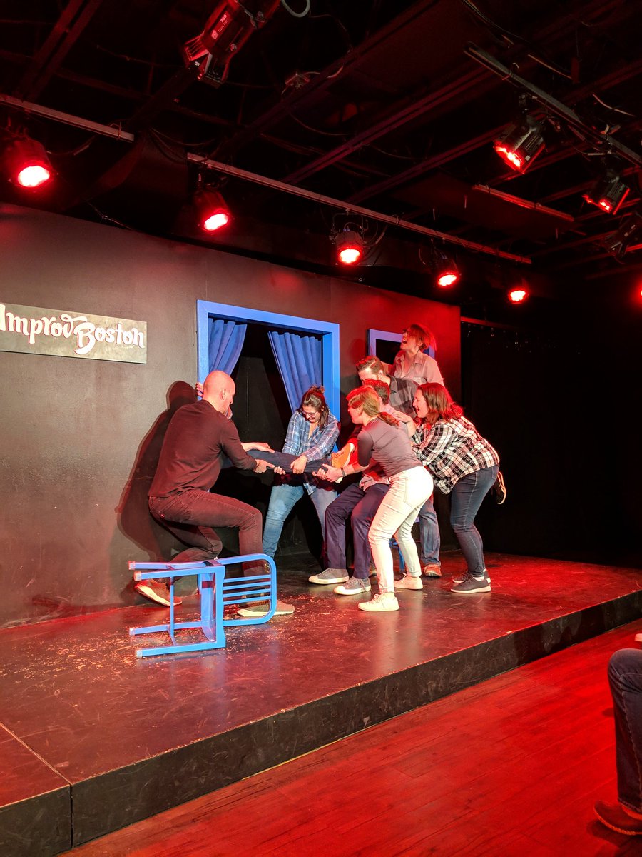 haroldnight's tweet image. He's falling out of an ass. Possibly the anus. We don't know how bodies work.

Stockton @improvboston #HaroldNight