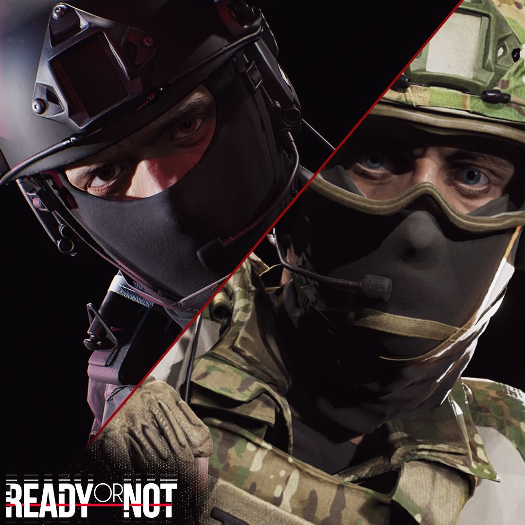VOIDInteractive's tweet photo. Allies within every department.
Enemies around every corner.

#SOON #HowSOONIsNow #ReadyOrNot #RON #games #tacticalshooter #fps #swat4 #swat #police #cops #officer #pcgame #pc #coming #support #FBI #HRT #unrealengine #ue4 #gaming #videogames https://t.co/2n9A7r50hh