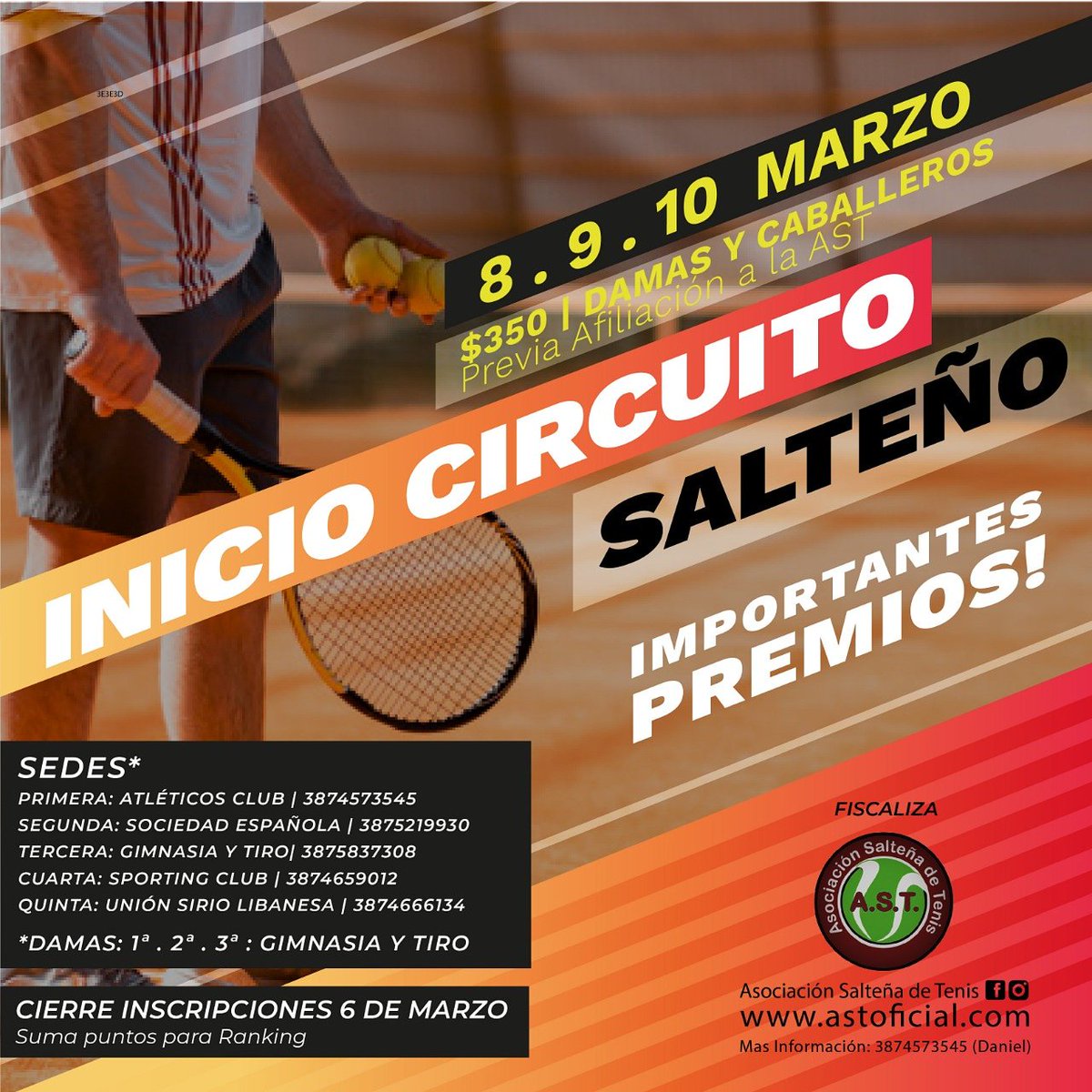 asociacionsalt1's tweet photo. Ya falta poco. Comienza el Circuito Salteño. https://t.co/SJTY4FNIwn