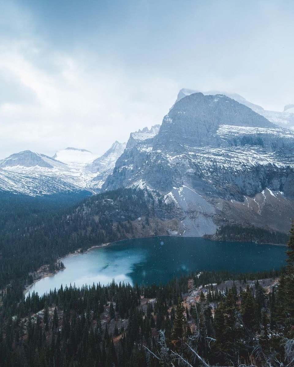 "To appreciate the beauty of a snowflake it is necessary to stand out in the cold." - Aristotle #MontanaMoment | 📷: IG user trapadams