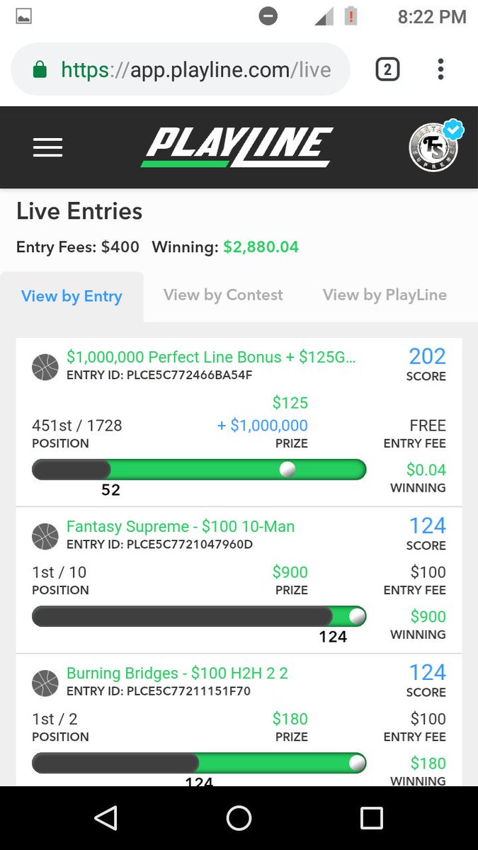 FantasySupreme_'s tweet photo. $400 into $2,800- This means nothing right now because it's early but it's highly unlikely that I lose tonight and if I do lose then Big Ups in advance to the Winner
#Playline #NBA #DFS #SupremeTeam #SupremeBots https://t.co/9Z7IIWA8MV