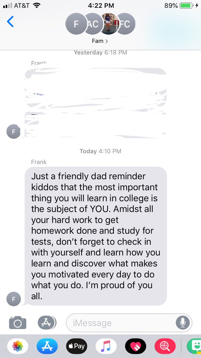My husband just texted this to our kids-figured we could all use the advice!