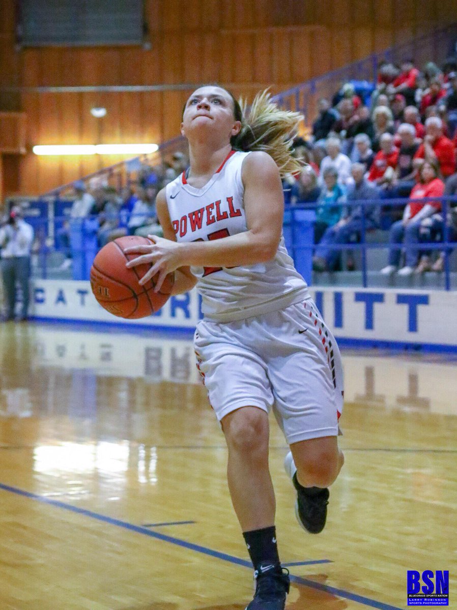 The Powell County Lady Pirates with the comfortable lead at the half. 
Powell - 42
Wolfe - 22