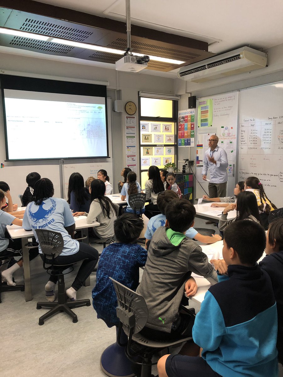 5B_atWork's tweet photo. Mr Nathan teaching 5A and 5B students and teachers a math practice protocol of making a claim, providing evidence and communicating reasoning. Kids totally engaged and teachers loving the protocol. https://t.co/T4S1XajvsW