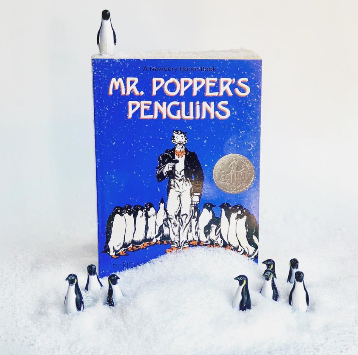 MrsJowkar's tweet photo. We started a new read aloud chapter book today! It's one of my personal favorites!! Do you know the story behind the authors Richard and Florence Atwater?! 
 #ReadAloud #GLRead20 #GLCSKellogg https://t.co/VhK0OWlG7B