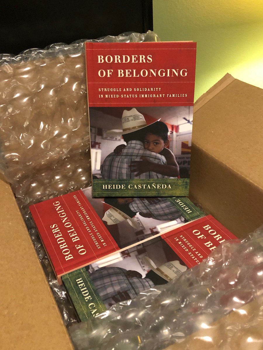 Look what arrived today! @stanfordpress #NewBook #immigration #ImmigrantFamilies #DACA #RGV #border #RevitalizeNotMilitarize #NoBorderCrisis #BorderStories