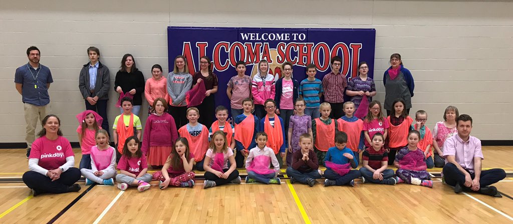 #pinkshirtday always choose to stick up for yourself and against bullies <a href="/GPSD6/">Grasslands Schools</a>