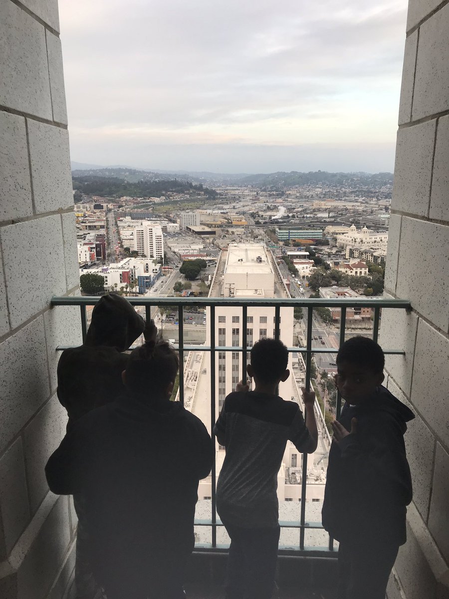 LAsBEST's tweet photo. Our #LAsBESTAfterSchool students from Coliseum Elementary had a wonderful time touring #LACityHall and the #BlackHistoryMonth Blacks in Cinema exhibit today. Thanks to Albert Lord & Council President @HerbJWesson for this opportunity! #OurCityOurKids #OurCityHall https://t.co/DwRXXBoFNI