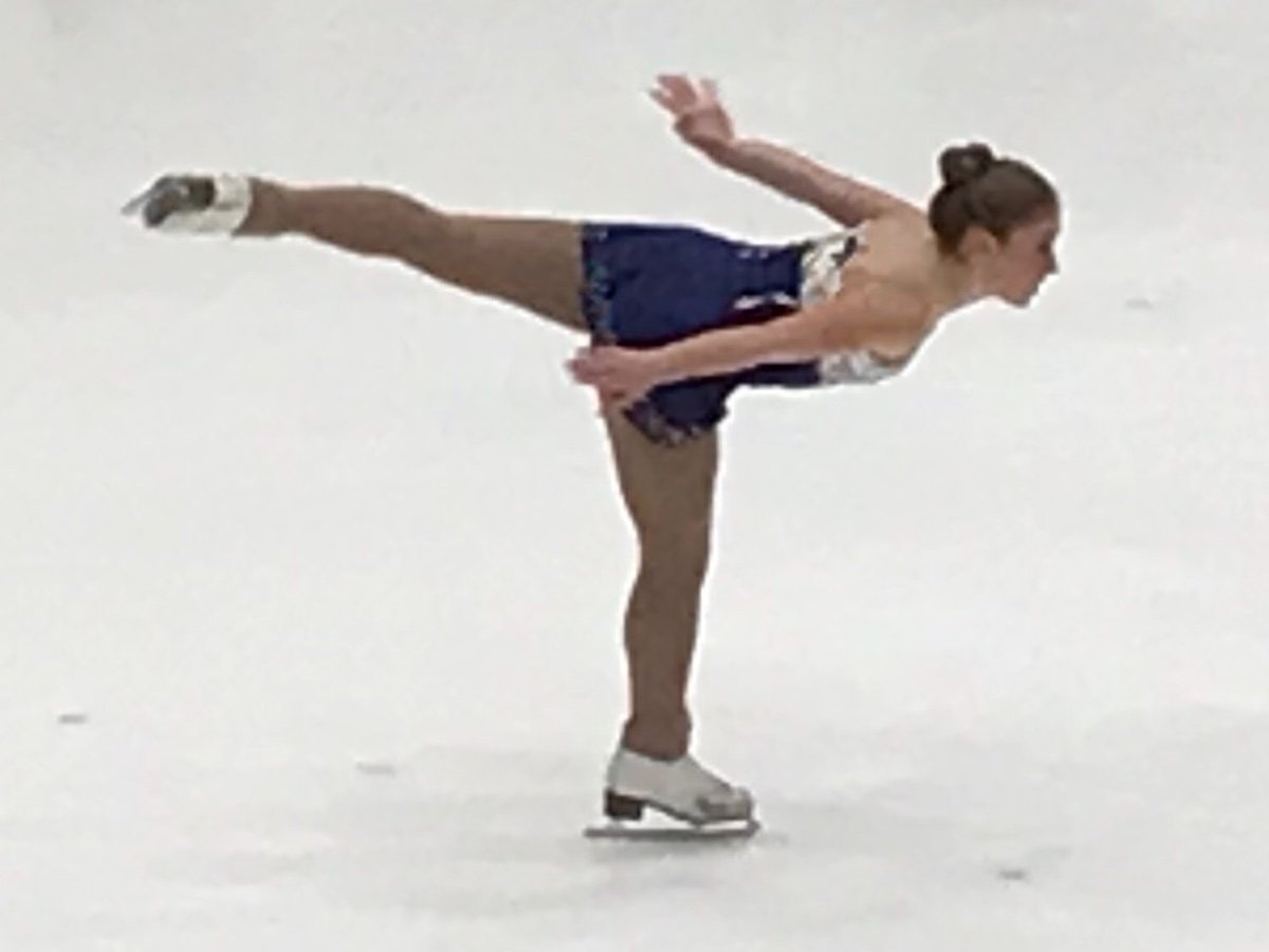 VBMonica6's tweet photo. Catherine Baril @Team_EquipeNB #CGFigureSkating @2019CanadaGames skates her Pre Novice Women’s Free Program in front of a huge crowd. #ThisIsOurMoment https://t.co/7cknvc0xoW