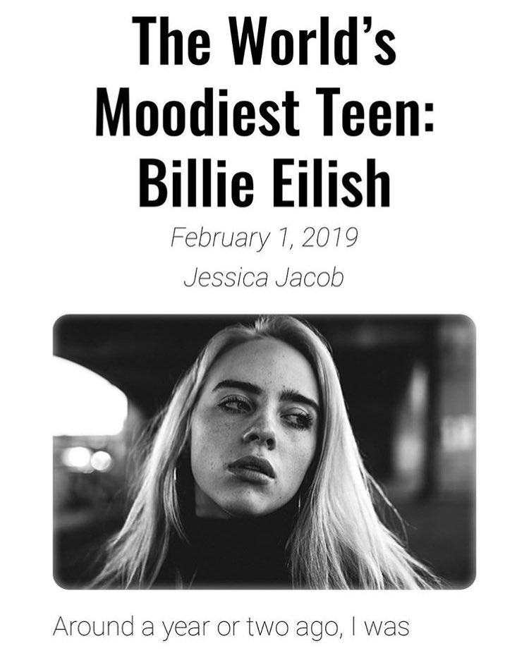 sphsjag's tweet photo. https://t.co/SihXzK8iBY’s-Moodiest-Teen-Billie-Eilish @HooverSchools https://t.co/TySNNUXFzW