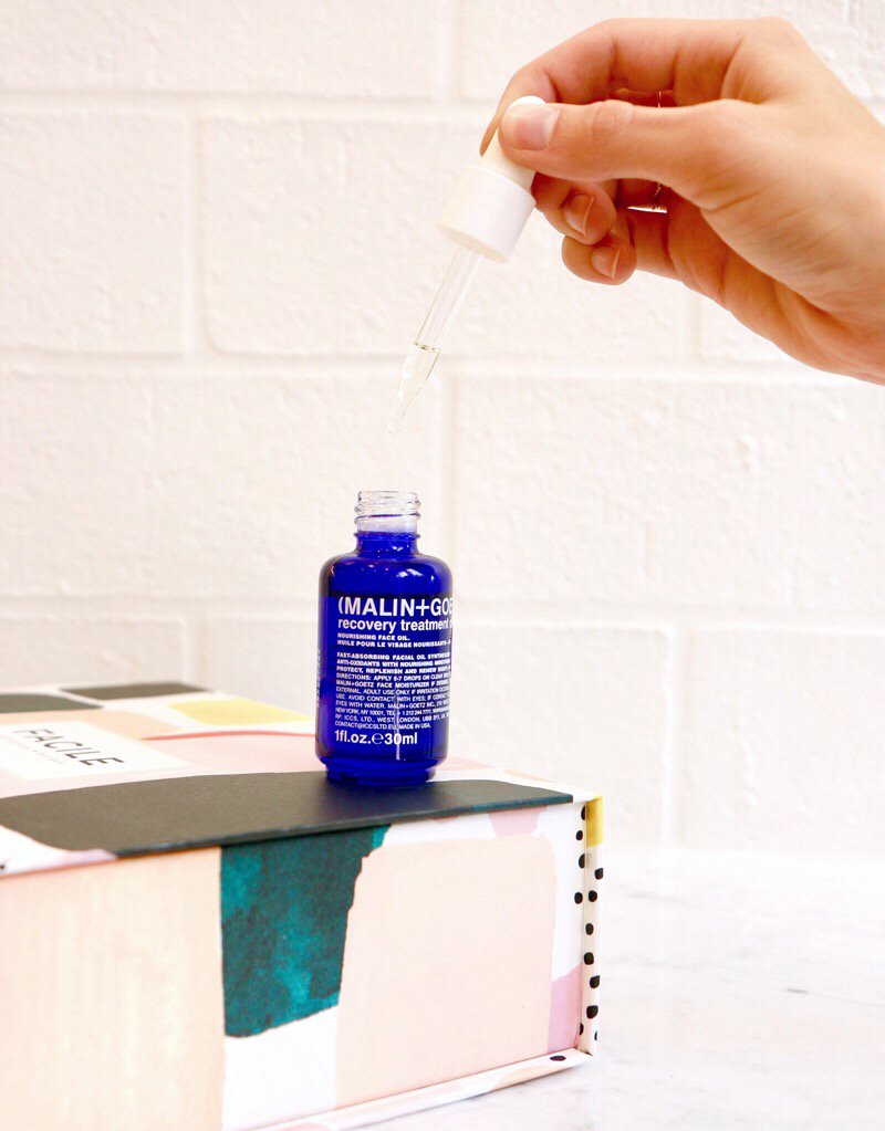 Is cold weather drying your skin? Try <a href="/malinandgoetz/">Malin + Goetz</a>’s Recovery Treatment Oil to help boost hydration! It’s filled with healing and softening oils such as primrose, jojoba, grapeseed, rosehip and avocado... to name a few. 😏 Available at either of our <a href="/facileskin/">Facile</a> locations!