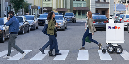 SN_news's tweet photo. Walmart, Target, Walgreens to pilot FedEx delivery robot https://t.co/4IdgLxxuAN via @SN_news #deliveryrobot #fooddelivery #SameDayBot https://t.co/h4AWvLEwtx
