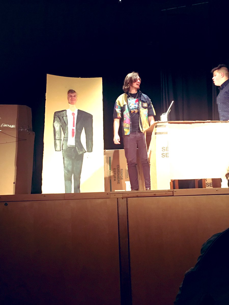 GHShospitality's tweet photo. Such a fantastic funny show! Amazing work by our @GravenhurstHS drama students... who wrote, directed and starred in Laid Flat #ilaughedalot Good luck tomorrow at the #nationaltheatreschoolfestival https://t.co/40vs5nLbxA