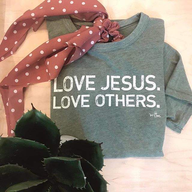 shopwritten's tweet photo. Love Jesus. Love Others. 
It is that simple. 💕
Shop our sale online 40% off. Use code : WISHINGFORSPRING40 •
•
•
•
•
#lookoftheday #fashionpost #fashioninsta #fashion #style #ootd #currentlywearing #fashionstyle #fashiondiaries #wiwt #instagood #whatiworetoday #personals… https://t.co/8cT5xCsN16