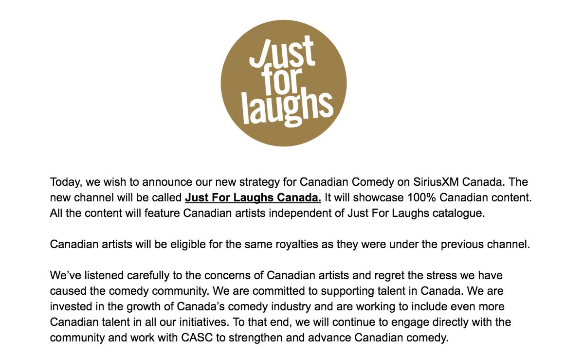 JUST FOR LAUGHS tweet media