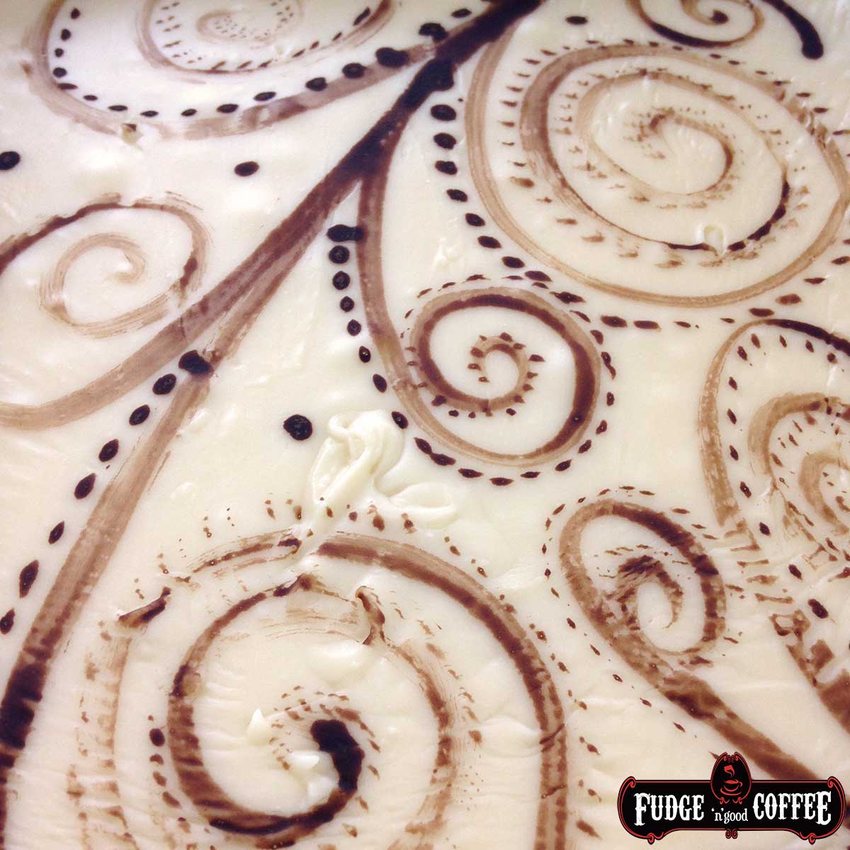 Fudgencoffee's tweet photo. Here at Fudge'n'Good Coffee, we like to think of food as art ♥ Pictured: our smooth and silky Irish Cream Fudge 😋
#fudge #foodart #tassiemade #fudgengoodcoffee #fudgencoffee #art #creativity #prettyfood #irishcream #paintwithchocolate https://t.co/F5DXAsCzLF