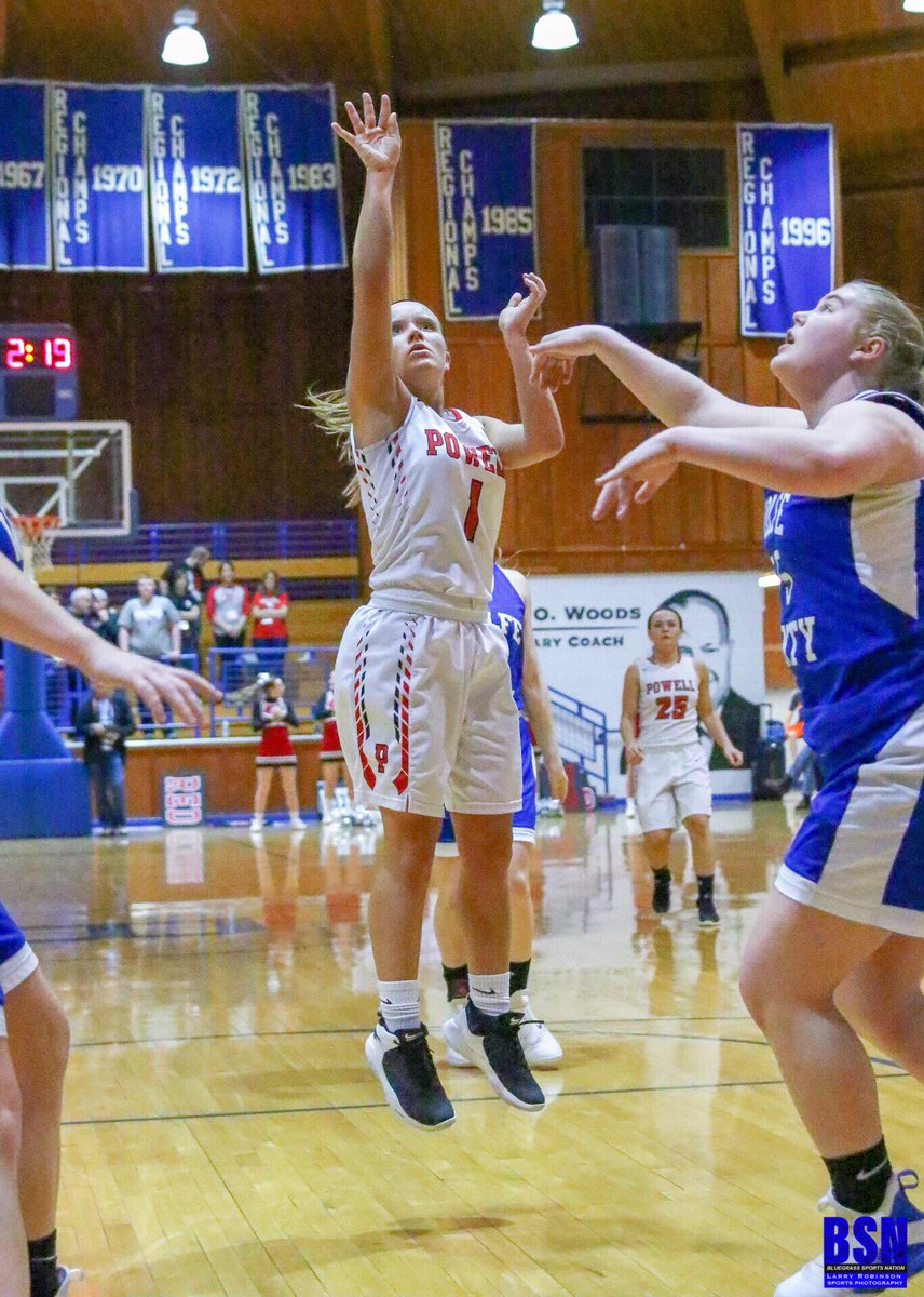 The Powell County Lady Pirates move on to play the Knott Central Lady Patriots in game one on Saturday at noon here in the Fairce O. Woods Coliseum in Jackson, KY in the 14th Region Girls Basketball Tournament.  
Powell - 79
Wolfe - 63