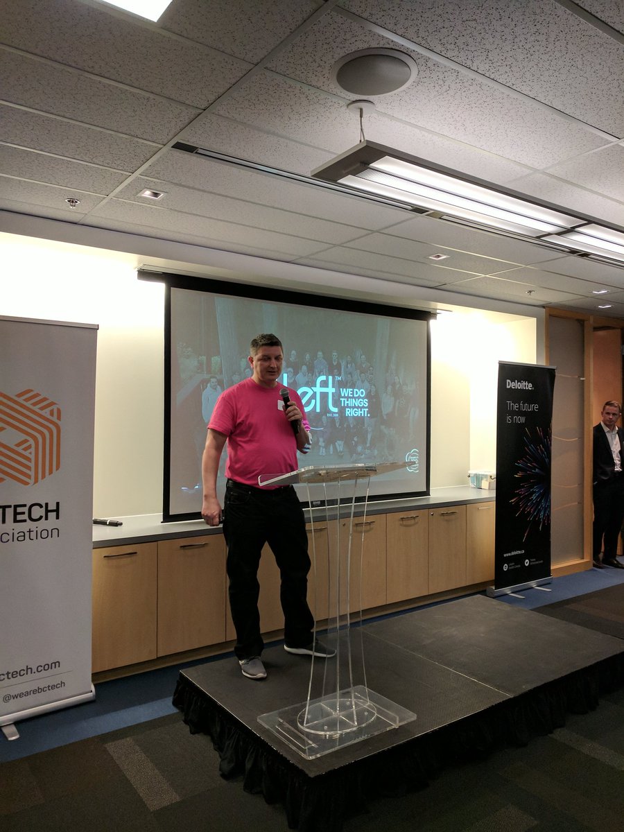 This_is_Left's tweet photo. Tonight our Co-Founder, @lyotier, spoke at #TechConnect telling the story of @This_is_Left to the #bctech community. https://t.co/1MPMqqchRA