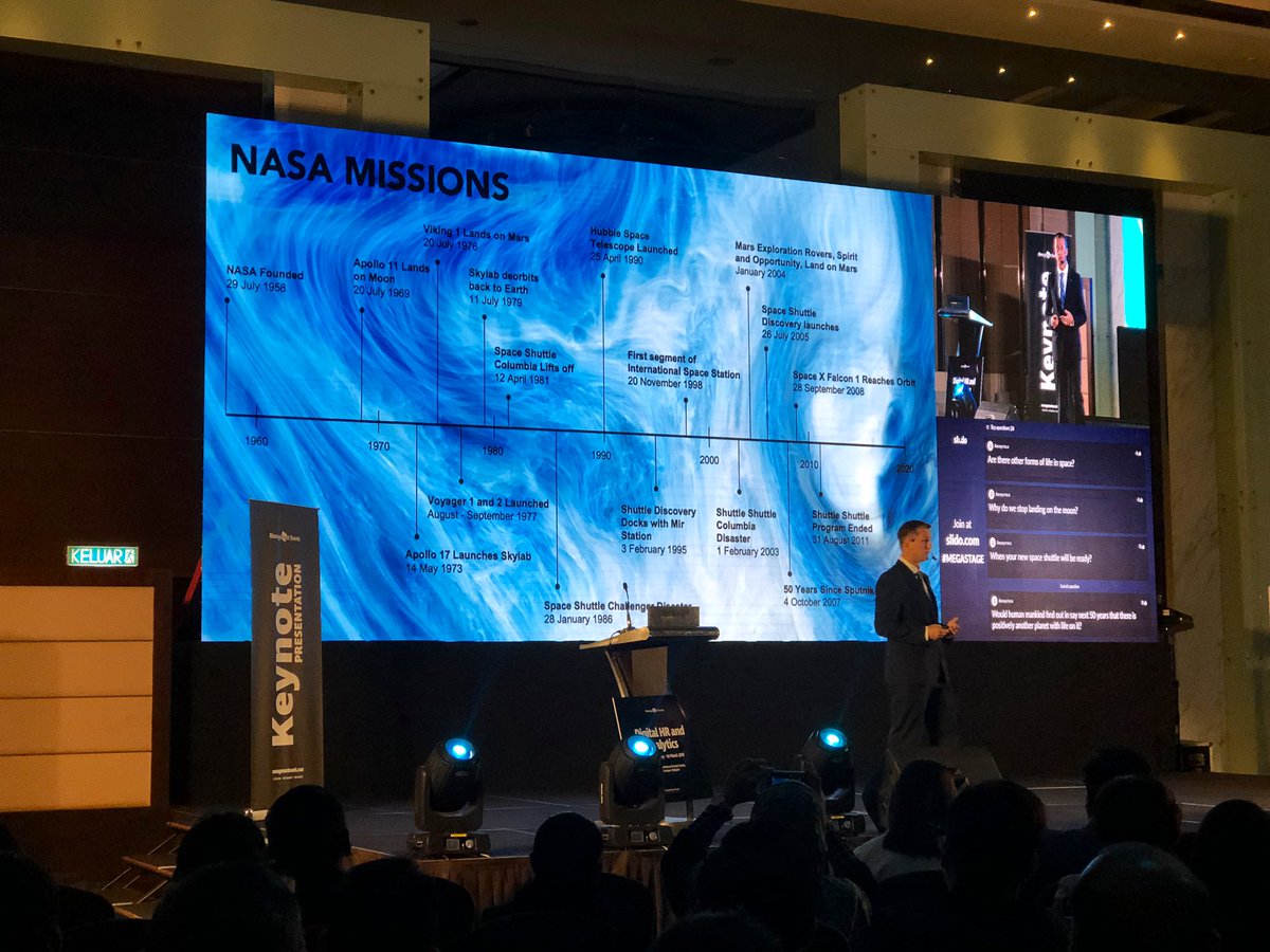 MEgroup_Asia's tweet photo. #AI, #Robotics and #Automation are causing major shifts in #workforce. @NASA's @skytland on future professions and changes in organisations' #HR #DigitalSeriesKL #ManagementEvents #BusinessMatchmakers #b2b https://t.co/CzUA2pxsRu