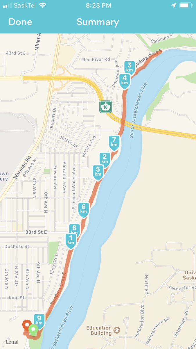BlairAGeorge's tweet photo. Finally back to running. #InjuryFree #YXE #RUNKEEPER #WinterRun #cheers #best #WarickRunClub https://t.co/LlUcoxBohs