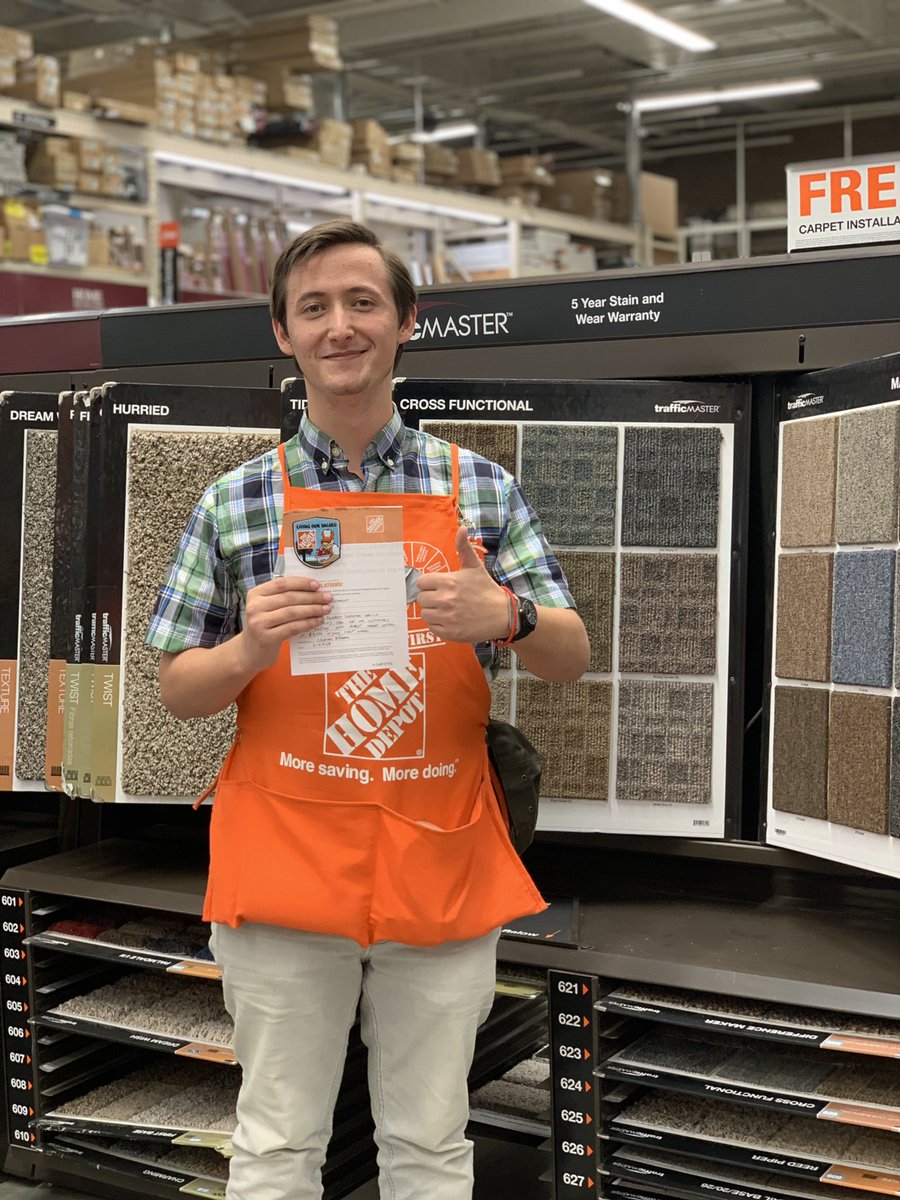 villarreal_831's tweet photo. S/O to Jared. 3rd day in the flooring department and already sold his first Carpet Install $2,200 project.  Expecting great things from him. #bytheseaside6967 #PACNORTHPROUD #specialtyat6967 https://t.co/lEcjSsA9l0