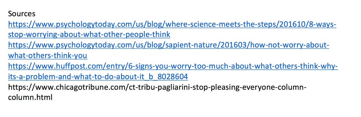 TopThinkSources's tweet photo. Sources for: How to Stop Caring What People Think https://t.co/5ucJlvxguA