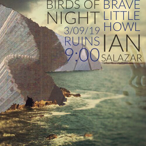 Saturday 3/9 at Ruins in Dallas, TX.