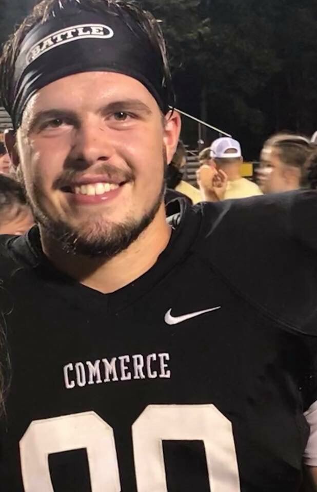 FleetFB's tweet photo. @FleetFB is proud to announce Commerce's Darren Simpson. Darren is a member of our #FirstClass and is a tenacious Tight End. Darren is ready to #TakeFl19ht!

#TheFleetWay
#FirstClass https://t.co/PPb7XwJAhW
