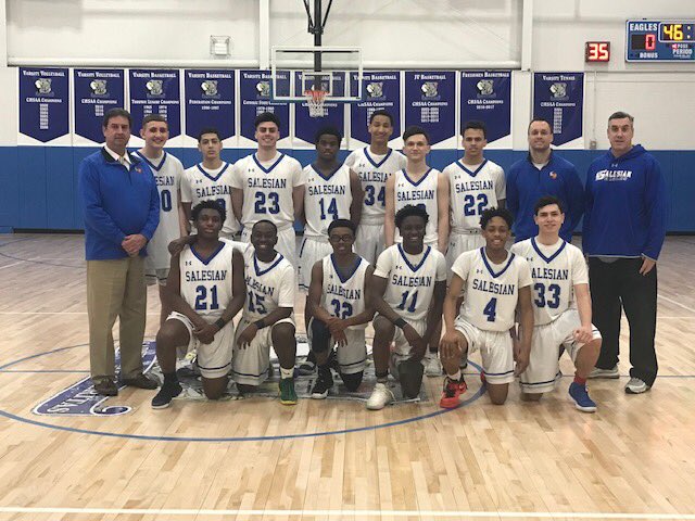 salesianhoops's tweet image. Champ game Friday night at 6pm. Salesian and Regis will battle it out at Fordham University. Let’s settle this on  Friday. Eagle fans and students we need your support. #chipchasing